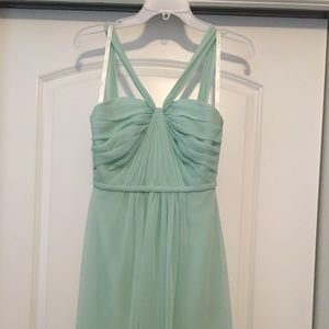 David’s Bridal Mint Short Dress Size 4